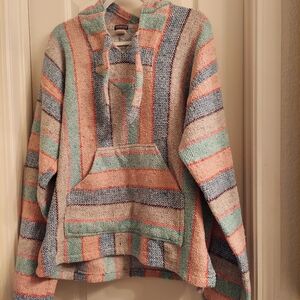 Earthbound Trading Co "drug rug"  Baja Hoodie |L|